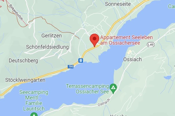 Wohnzimmer Appartement Seeleben Ossiachersee Bodensdorf Kärnten